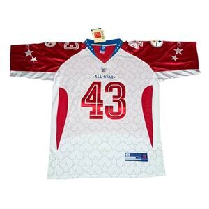 Vintage Reebok Pittsburgh Steelers Troy Polamalu NFL Pro Bowl Jersey